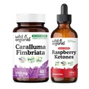 Wild & Organic Caralluma Fimbriata 60 Capsules & Raspberry Ketones Tincture 4 fl oz