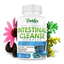 Parker Naturals Intestinal Cleanse for Adults – Extra Strength Intestine Cleanse and Detox Supplements with Black Walnut Hull, Wormwood, and Echinacea – 60 Capsules