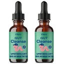 Ellora Gut Cleanse Drops, Gentle Gut and Colon Support for Black Walnut Hull, Wormwood, Clove, Oregano, Licorice Root | 30 Servings
