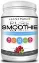 Lean & Pure Pure Smoothie Shake, Protein Powder, Non GMO, Vegan, Gluten Free, 492g