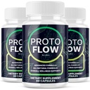 (3 Pack) ProtoFlow Capsules, Proto Flow Supplement For Men with Advanced Maximum Strength, Premium Wellness Prostate Health Formula for Urinary Function, Comfort & Balance, Natural Ingredients (180ct)