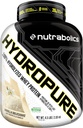 Nutrabolics Hydropure Whey Protein Powder | 100% Hydrolyzed Whey Protein | 28g Protein, Fast Absorbing Protein, Low Fat, Low Carbs | 57 Servings, 4.5LB (Vanilla Milkshake)