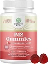 Vitamine B12 Gummies for Adults - Sugar Free Vitamin B12 1000 mcg Kauwbare Gums for Energy & Mood Support Immune & Nerves Health - Kosher Non-GMO & Gluten Free Supplement for Women & Men - 120 Tel.