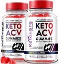 (2 Pack) Ketonara Keto ACV Gummies, Ketonara ACV Keto Formula for Advanced Weight Loss, Ketonara Keto Plus ACV Dietary Supplement, Keto + ACV Gummy, Keto nara Gomitas Reviews (120 Gummies)