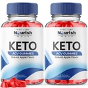 Nourish Wave Keto ACV Gummies Supports Advanced Weight Loss, for Improved Digestion, Stamina and Endurance (120 Gummies)