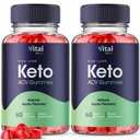 Vital Ketogenic Keto Gummies for Advanced Weight Loss - Slimming Belly Fat Diet Gummy (120 Gummies)