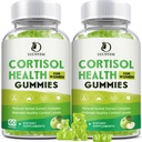 LUCNVEM Cortisol Supplements Gummies for Women, Magnesium Ashwagandha Rhodiola Rosea and L-theanine Complex for Women, Maintain Healthy Cortisol Levels - 60 Day Vegan Supply