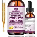 Lymphatic Drainage Drops, Organic Lymphatic Cleanse Immune Support Supplements, Lymphatic Support with Echinacea, Burdock, Elderberry & Dandelion for Lymph Health & Fluid Balance丨Vegan, Non-GMO丨2Fl Oz