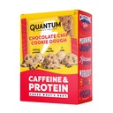 Quantum Energy Square: Energy Bar with Caffeine & 10g Protein. Delicious Healthy Snack On The Go. (Vegan, Gluten-free, Soy-free, Dairy-free) (Chocolate Chip Cookie Dough)