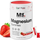 Magnesium Gummies for Adults & Kids 2000mg – Calm Magnesium Gummies for Improved Sleep and Healthy Mind - 60 Count (Strawberry)