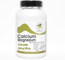 Calcium 500mg and Magnesium Citrate 250mg ~ 200 Capsules - No Additives ~ Naturetition Supplements