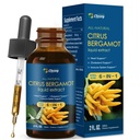 All Herbal Liquid Drops for Heart & Immune System Support with Citrus Bergamot Extract, Echinacea, Red Yeast Rice, Grape Seed Extract, Coenzyme Q10, and Artichoke, 2oz