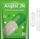 Lege capsules Maat 2 - Vegan Capsules Leeg - Pill Capsules Leeg (5000 Aantal) met 2 Micro Lab Lepels voor Capsule Vulkit - Veggie Capsules Leeg voor DIY uw eigen supplementen
