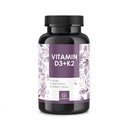 Premium Vitamin D3 + K2, 20,000 IU + 200 mcg, Depot (180 Capsules, High Strength & Vegan) – German Brand Quality