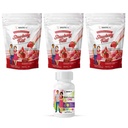 BariatricPal 90-Day Bariatric Vitamin Bundle (Multivitamin ONE 1 per Day! Capsule with 45mg Iron and Calcium Citrate Soft Chews 500mg with Probiotics - Strawberry Twist)