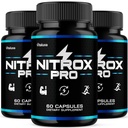 (3 Pack) Nitrox Pro Capsules, NitroxPro Supplement Advanced Maximum Strength Formula for Premium Management Support, All-Natural Ingredients for Overall Health & Wellness, Nitrox Pro Reviews (180 ct)