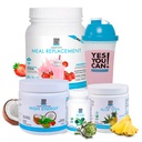 Yes You Can! Detox Plus Kit (Meal Replacement Strawberry, Aloe Vera Hibiscus) - Complete Meal Replacement Powder, High Energy Shake Booster, Aloe Vera Detox Supplement, Health Transformation