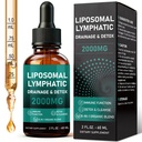 Lymphatic Drainage Drops, Immune Support & Daily Detox Wellness Formula, Herbal Liquid Supplement with Cleavers, Calendula, Echinacea & Dandelion, 2 fl oz (60 ml), Alcohol-Free, Non-GMO