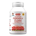 ANDREW LESSMAN Ultimate Friendly Flora Probiotic 120 Capsules - 25 Billion CFU, Comprehensive Blend of Five Probiotic Strains, Powerful Immune and Digestive Support. Probiotics for Women or Men