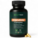 Candida Complex with Caprylic Acid for Men & Women – Anti Overgrowth, Balance and Restore Supplement for Yeast, Healthy Gut Flora & Skin with 30B/g Probiotic, Oregano, Senna - 1 Month Supply