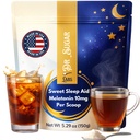 Dr Sugar Labs – Powerful Sleep Aid – Sweet Melatonin Blend – Sugar Replacement for Tea – 10mg Melatonin – L-Theanine, GABA – 0 Sugar, Stevia-Sweetened – Made in USA, 3rd Party Tested – 30 SVG