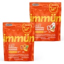 Grüns Immun Immunity Gummies Bundle - Low Sugar + Sugar Free Immune Support Supplement