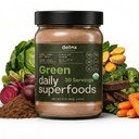 Greens Superfood Powder – USDA Organic Chocolate Flavor Cleanse & Detox Smoothie Mix – Digestive Enzymes, Immune Support, Bloating Relief, Vegan, Low-Carb, 30 Servings - by Detox Organics