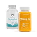 LongLifeNutri Pregnenolone 100 mg + Vitamin K2 (MK-7) 100 mcg Bundle – 300 Capsules, Multi-Month Supply (Vegetarian), Non-GMO, Made in USA
