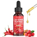 Cayenne Pepper Drops, Cayenne Pepper Extract Liquid Supplement for Overall Well-Being, 2 fl oz, Vitamin D3 K2 Beet Root Powder