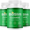 (3 Pack) BioSlim Cleanse Capsules - Official Bio Slim Cleanse Loss Pills Supplement Advanced Premium Strength Formula, BioSlim Cleanse Digestive Support Health & Wellness, 180 Capsules for 3 Months
