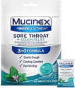 Mucinex InstaSoothe Sore Throat + Cough Relief Alpine Herbs & Mint Flavor, Fast Acting, Cooling Comfort, Krachtige Sore Throat Oral Pain Reliever, 40 Medicated Drops