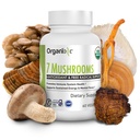Organixx USDA Organic Mushroom Supplement, 7 Fermented Mushrooms – Lions Mane, Shiitake, Cordyceps, Turkey Tail, Reishi – for Immune & Digestion Support, 30 Count (Pack of 2)