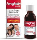 UK's Feroglobin Gentle Iron and Nutrient Liquid - Reduce Tiredness and Fatigue | Maintain Health and Vitality | Natural Iron Source