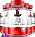 NutraRize (5 Pack) TitanBoost for Men, Official Titan Boost Gummies, All Natural Daily Supplement to Support Lasting Energy & Overall Performance, TitanBoost Multivitamin Gummy, Reviews (300 Gummies)