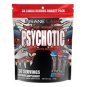 Insane Labz Psychotic, High Stimulant Pre Workout Powder, Extreme Lasting Energy, Focus and Endurance with Beta Alanine, Creatine Monohydrate, DMAE, 30 Srvgs, Variety