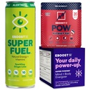 EBOOST Super Powder Acai Pomegranate Super Fuel Ginger Lime and POW Patriot Pop Pre Workout Bundle