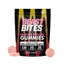 BEAST BITES Creatine Infused Gummies® - 5g Creatine Monohydrate Per Serving - NSF Certified for Sport, Clean Label Project Certified (150 Gummies, Pink Lemonade Squeeze)