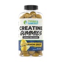 Train Naked Labs Creatine Gummies | Gummy Creatine Chewables for Men & Women | 5g per Serving | Gluten Free & Vegan | 120 Gummies, 24 Servings (Lemon Drop)