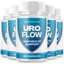 (5 Pack) URO Flow Capsules, UroFlow Pills for Men with All Natural Ingredients, Advanced Formula Men's Health and Wellness Pill, Maximum Strength Multivitamin Formula Supplement (300 Capsules)
