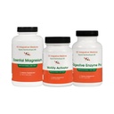 SIBO Bloating Bundle by Dr. Rajsree, Essential Magnesium, 180 Capsules, Motility Activator, 60 Capsules, and Digestive Enzyme Pro, 90 Capsules