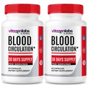 (2 Pack) Vitazenlabs Blood Support Plus, Maximum Strength Formula to Maintain Healthy Levels, All-Natural Formula to Support Overall Health and Wellness, Vitazen Labs Pastillas Reviews (120 Capsules)