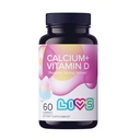 LIVS Calcium & Vitamin D3 Gummies for Adult & Kids – 170mg + 1000 IU D3 Supplement for Immune Support, Bone & Teeth Health – Cotton Candy Flavor – Gluten-Free – 60 Count/30 Servings
