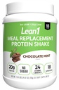 Lean1 Chocolate Mint flavor, 15 serving tub, fat burning meal replacement protein shake by Nutrition53