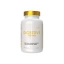 Pura Vida Naturals Digestive Enzymes with Probiotics – Advanced Enzyme Blend for Bloating, Gas & Gut Health – Includes Papain, Bromelain, Lipase, Lactase, Alpha Galactosidase – 60 Veggie Capsules