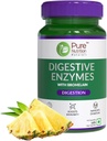 Digestive Enzymes 665mg (Amylase, Lipase, Protease, Cellulase, Lactase) with Bromelain| Better Bioavailability | Supports Digestion & Better Absorption of Food Nutrients - 60 Veg Capsules