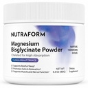 Magnesium Bisglycinate Powder 200mg | Albion TRAACS Chelated | Magnesium Glycinate for Sleep & Calm | Muscle & Bone Support | for Women & Men | Non-GMO Non-buffered No-Oxide | Unflavored 60 Servings