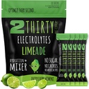 2THIRTY Hydration + Mixer — DHM Alternative Electrolyte Powder Packets | Zero Sugar 5-in-1 Hydration & Recovery Drink Mix | Vitamin B12 Antioxidants | Limeade 18 Sticks