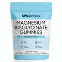 Spnutrition Magnesium Bisglycinate Gummies, Chelated Magnesium Mineral Gummies for Daily Nutritional Intake, Non GMO Mineral Supplement for Balanced Lifestyle Routine, 60 Count (1)