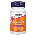 Now Supplements, Vitamin D3, 2,500 IU, Bone & Immune Health*, 180 Softgels