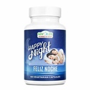 New Life Happy Night, Sleep Support, Valerian Root, 60 Veg Capsules 60 Capsules
